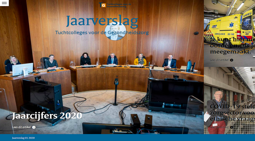 Afbeelding van de cover Jaarverslag 2020